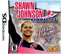 Shawn Johnson Gymnastics Nintendo DS US box art